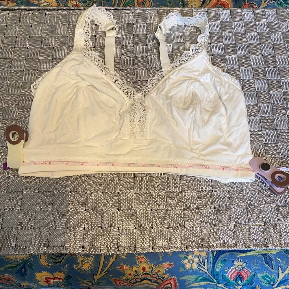 PARFAIT Dalis P5641 Women's Wire Free Bralette - Pearl White 40H UK - Picture 4 of 11